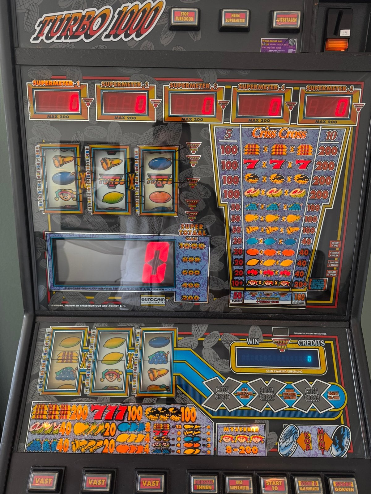 Gokkast 1000 punter halversie, Verzamelen, Automaten | Gokkasten en Fruitautomaten, Euro, Ophalen, Zo goed als nieuw
