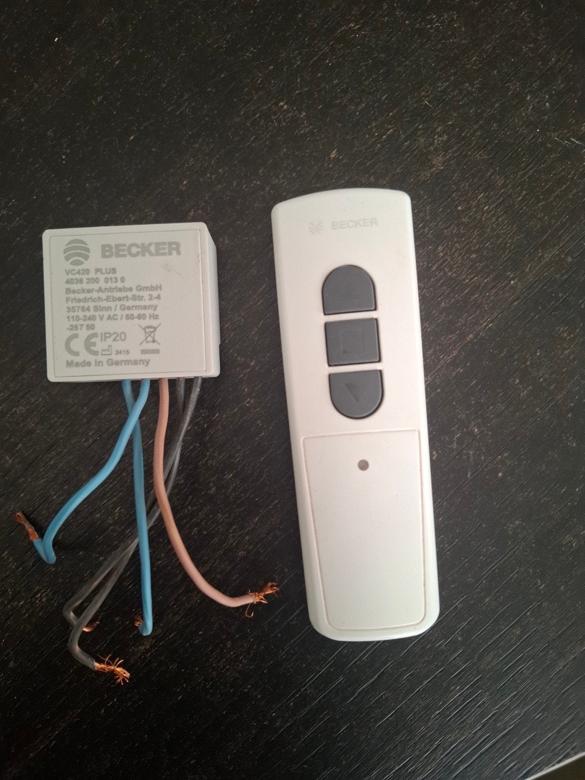 Becker VC420 Plus schakelaar en afstandsbediening, Ophalen of Verzenden, Schakelaar