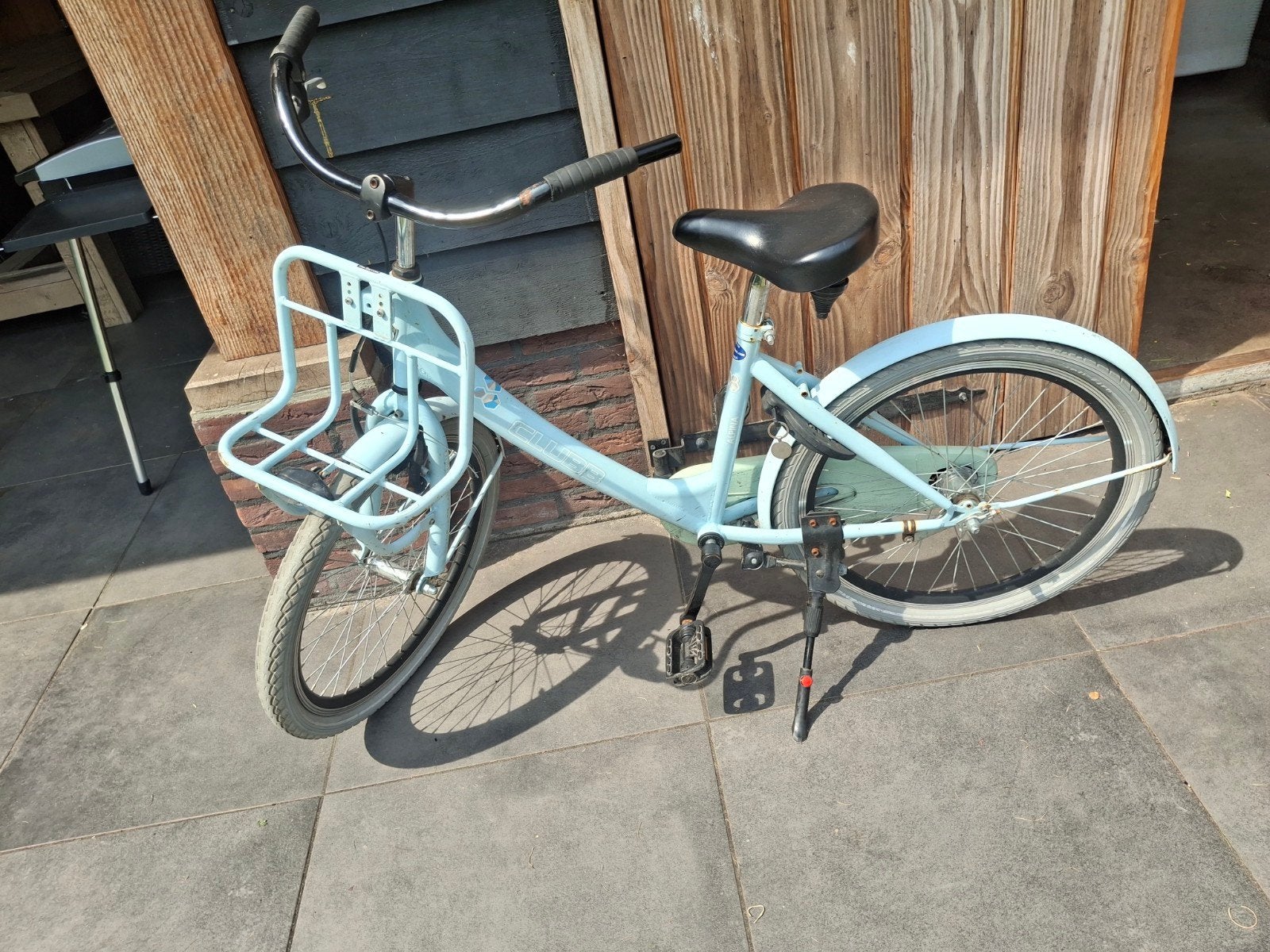 Meisjesfiets 22 inch, Fietsen en Brommers, Terugtraprem, Gebruikt, 50 tot 53 cm, Ophalen