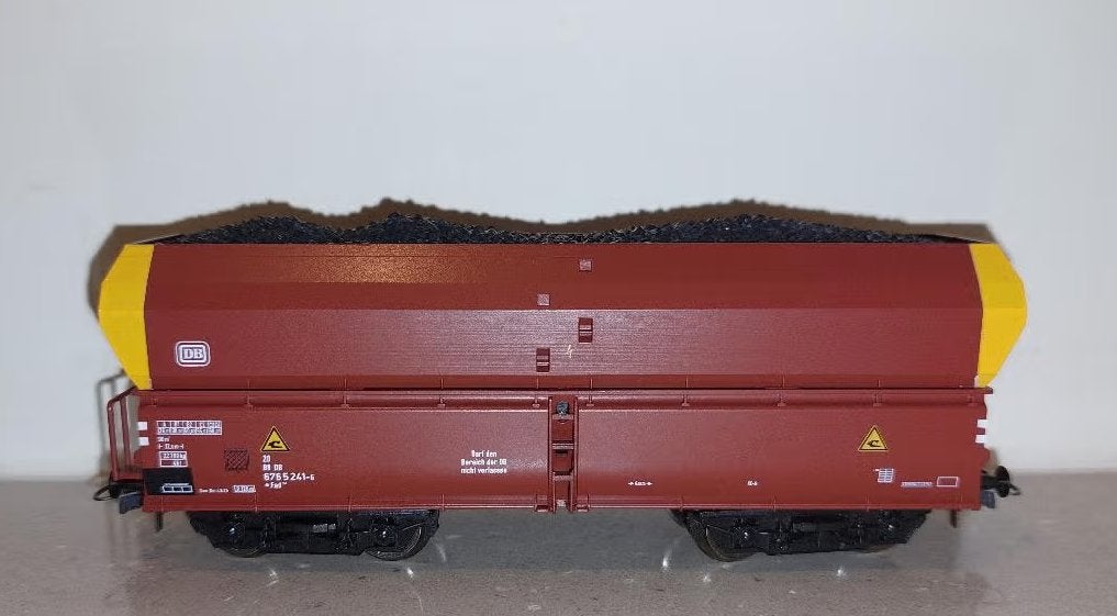 Roco H0 47307 - Zelflosser met lading kolen van de DB in ovp, Wisselstroom, Ophalen of Verzenden, Roco, Nieuw