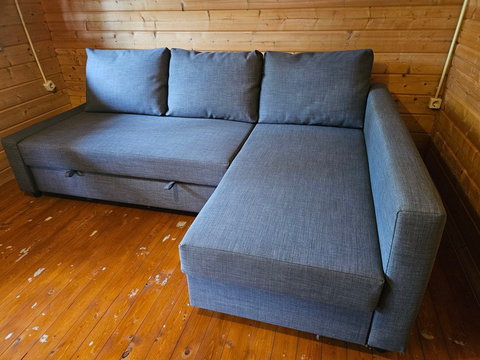 Ikea Friheten Hoekbank - Comfortabele Slaapbank, Huis en Inrichting, Banken | Bankstellen, Ophalen, Modern, Functioneel, Hoekbank