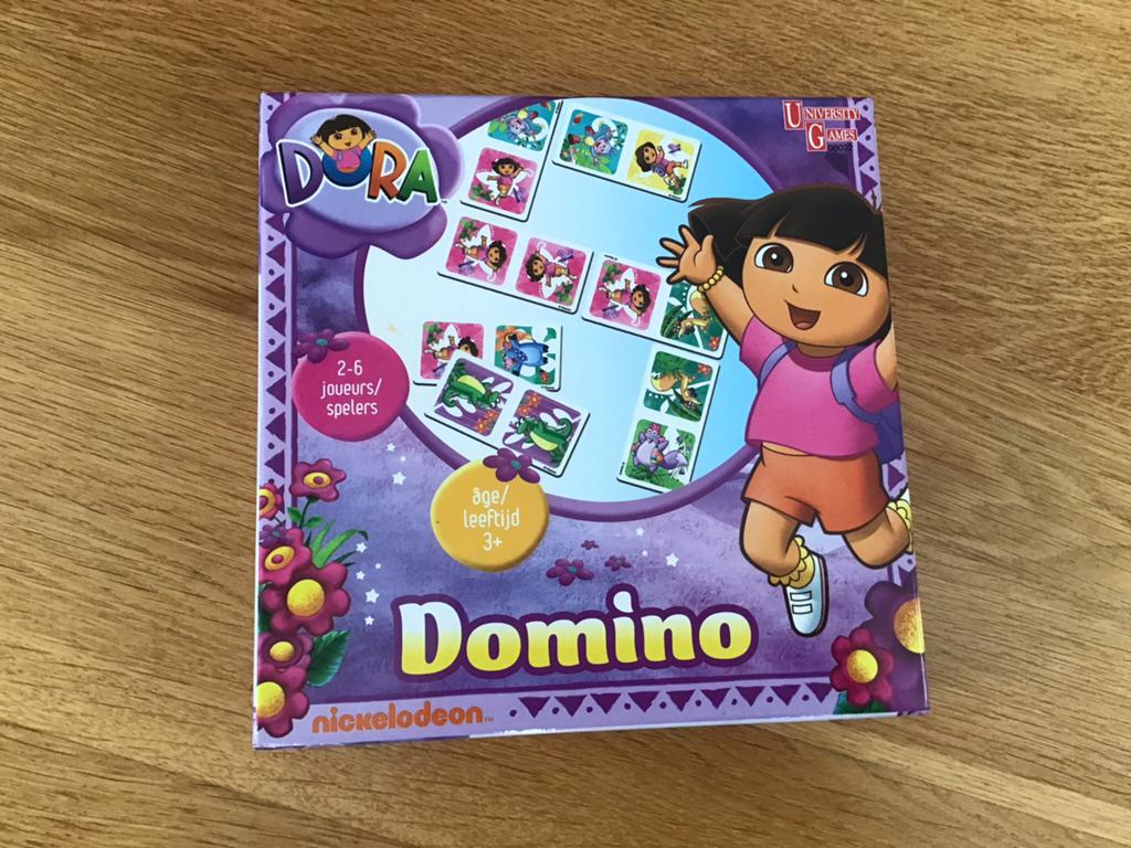 Domino Dora  kaartje keer vanaf 3 jaar, Ophalen of Verzenden, Zo goed als nieuw