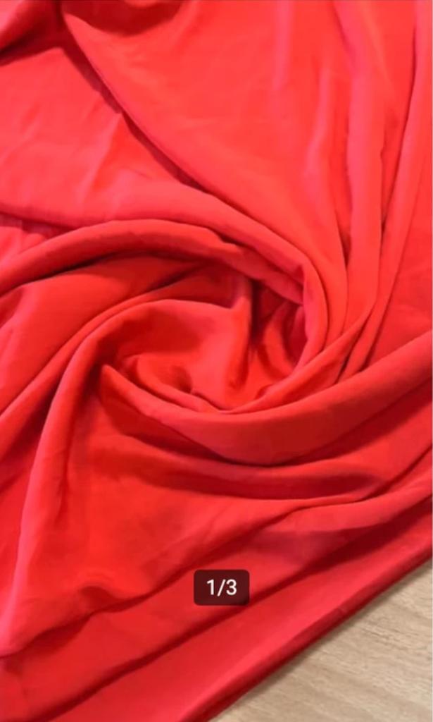 Lap Oranje chiffon, 120 cm of meer, Nieuw, Oranje, Ophalen of Verzenden