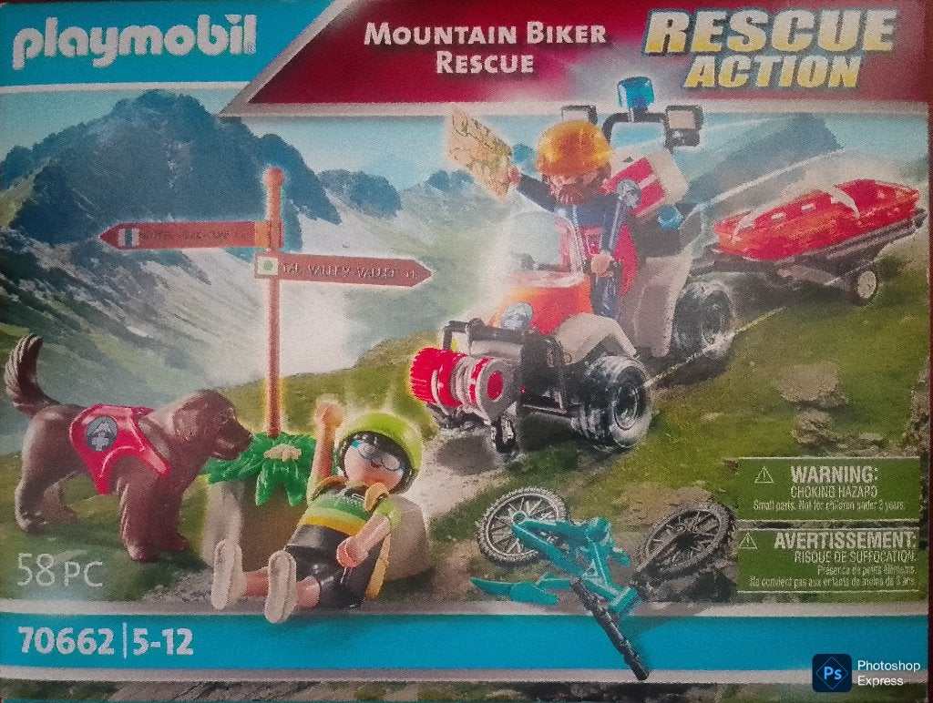 Rescue Action Mountainbiker Reddingsactie 70662, Ophalen of Verzenden, Zo goed als nieuw, Complete set