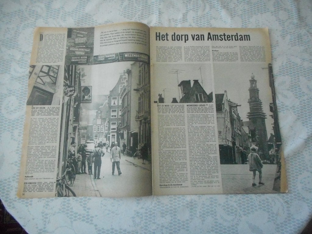 De Jordaan. Het dorp van Amsterdam. 1962., Ophalen of Verzenden, 1960 tot 1980, Nederland, Knipsel(s)