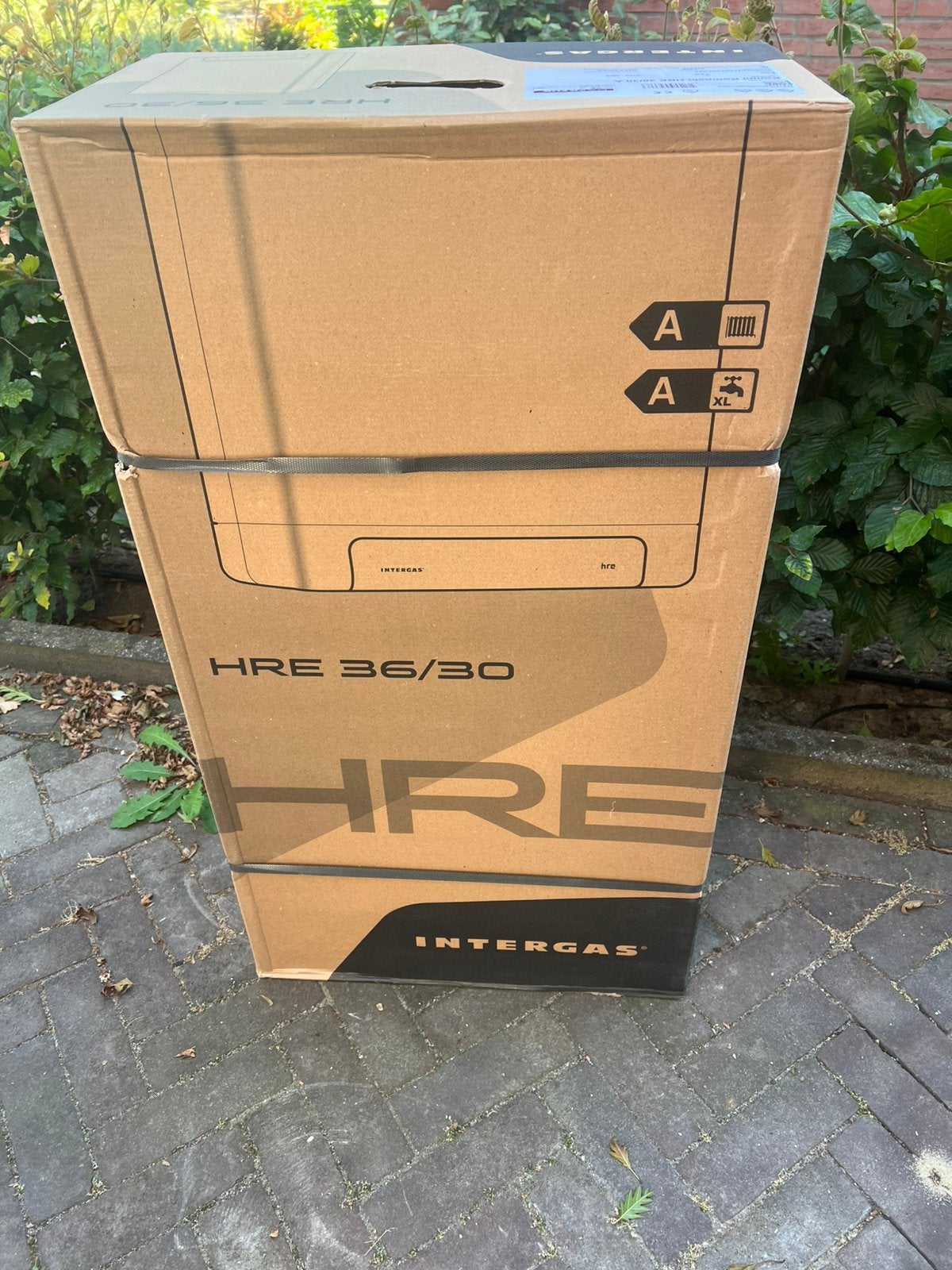 Intergas KombiKompakt HRE 36/30 cw5, Ophalen, 30 tot 80 cm, Cv-ketel of Combi-ketel, Nieuw