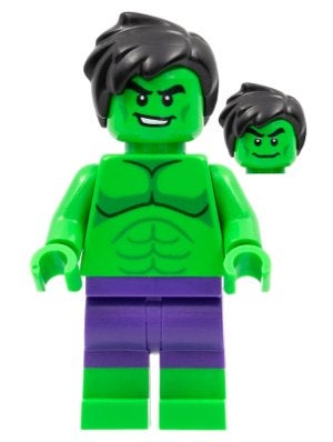 LEGO Super Heroes sh0798 Hulk - Minifigure, Dark Purple Pant, Overige thema's, Lego, Nieuw, Ophalen of Verzenden