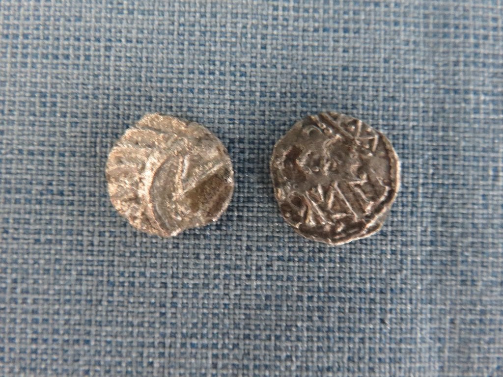 Sceatta , s  in zilver - ca. 670 / 750 A.D. - bodemvondsten, Vóór koninkrijk, Zilver, Losse munt, Overige waardes