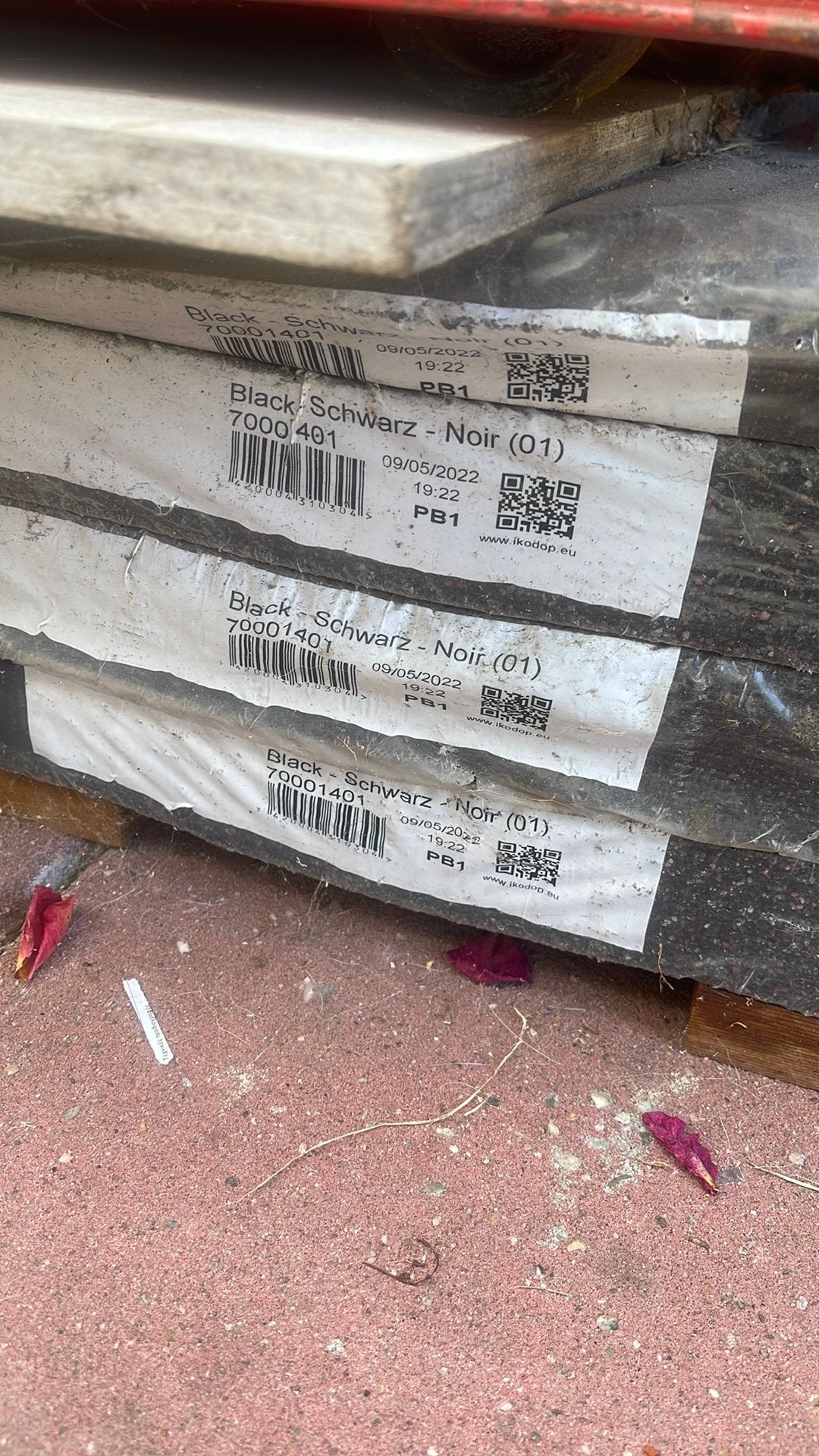Dak shingles zwart, Ophalen, Overige materialen, Zwart, Nieuw
