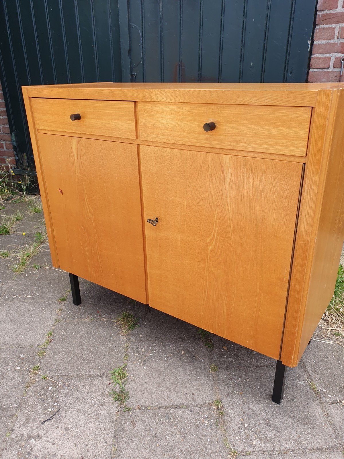Vintage kast/dressoir., Ophalen, Gebruikt, Met deur(en), Sixties