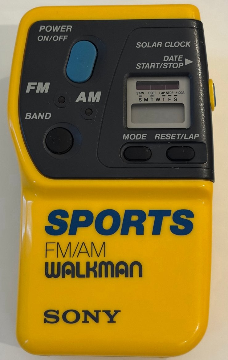 Originele Sony Sports FM Walkman met Solar klok, Ophalen, Walkman