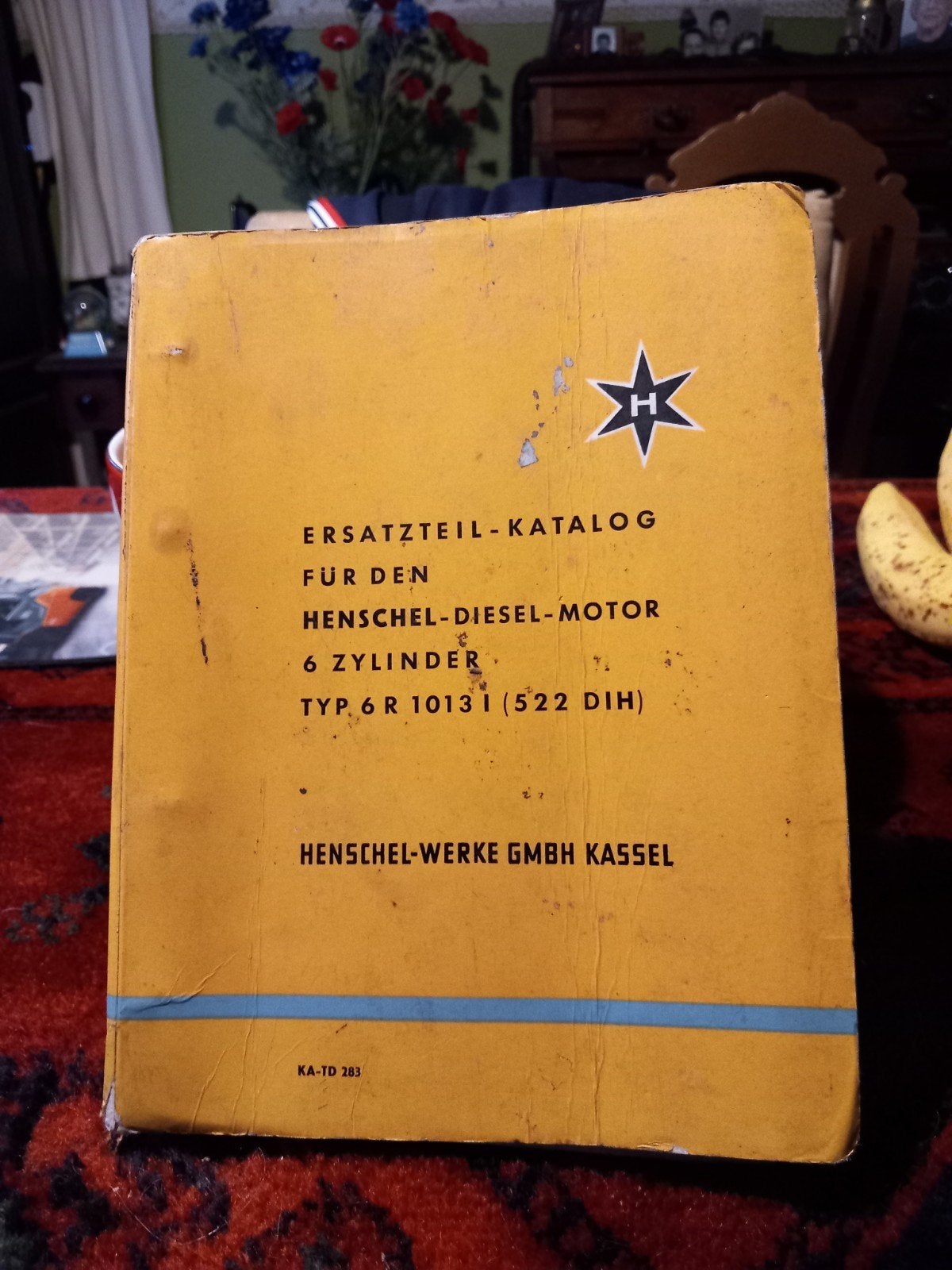 super mooie  instructie boekje  Hanomag  diesel  motor 1959, Ophalen of Verzenden