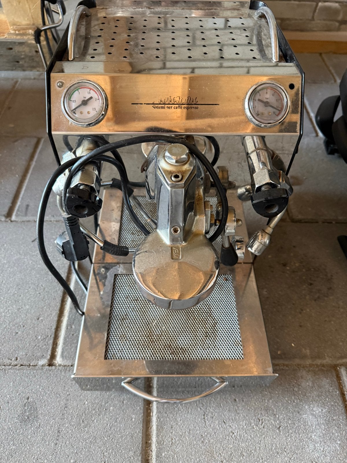 Professionele Espresso Machine Vibiemme Domobar Junior HX, Stoompijpje, Espresso apparaat, 1 kopje, Niet werkend