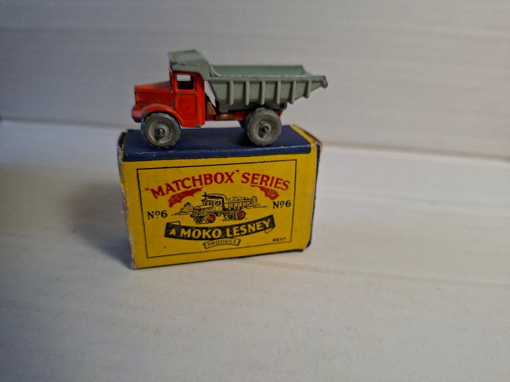 Matchbox lesney # 6 A Quarry Truck in B box, Verzenden, Zo goed als nieuw, Bus of Vrachtwagen