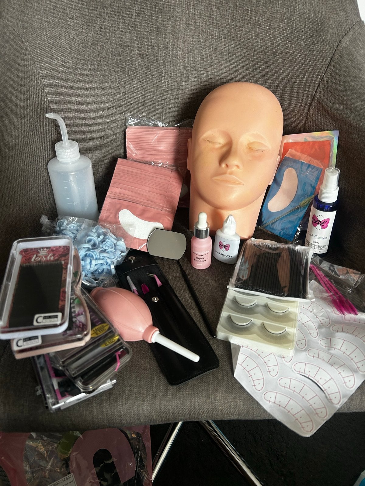 Complete wimperextentions starterspakket, Ophalen of Verzenden, Gebruikt, Ogen, Overige typen