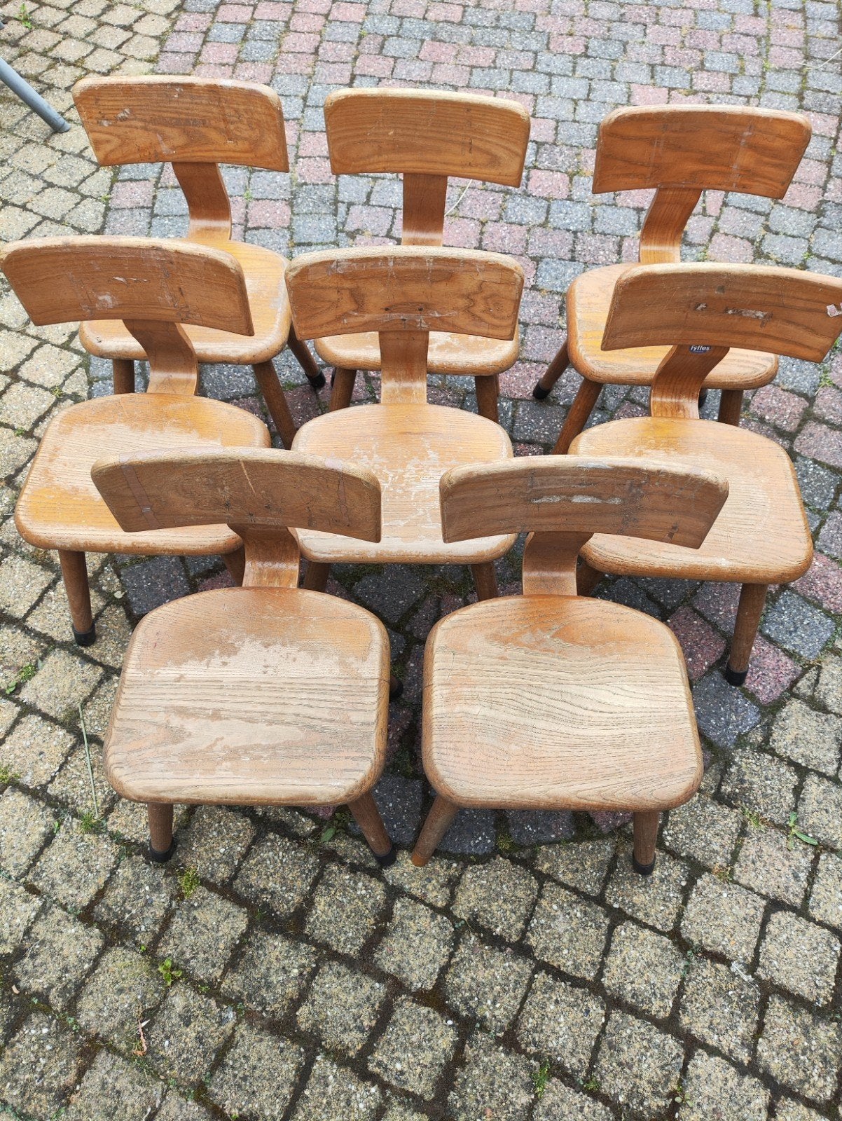Schoolstoel peuter vintage, Ophalen, Gebruikt, Stoel(en)