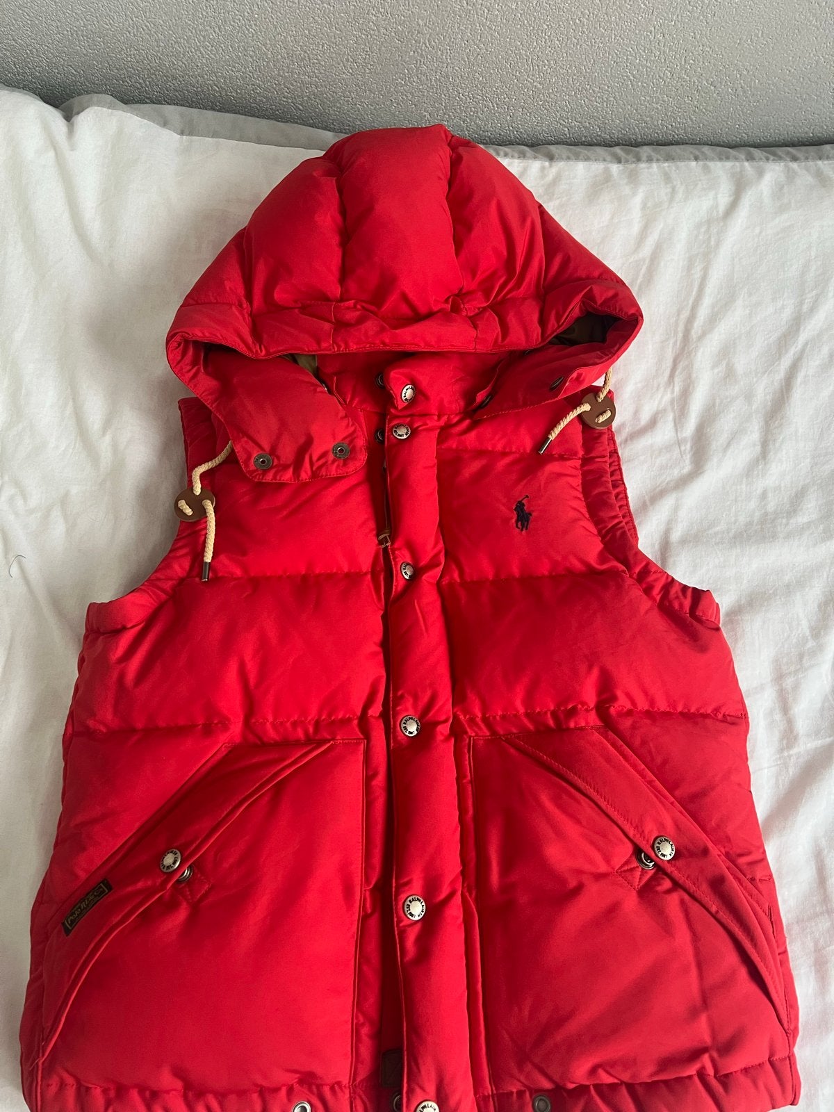 Polo Ralph Lauren Bodywarmer Rood, Ophalen, Nieuw, Maat 38/40 (M), Rood