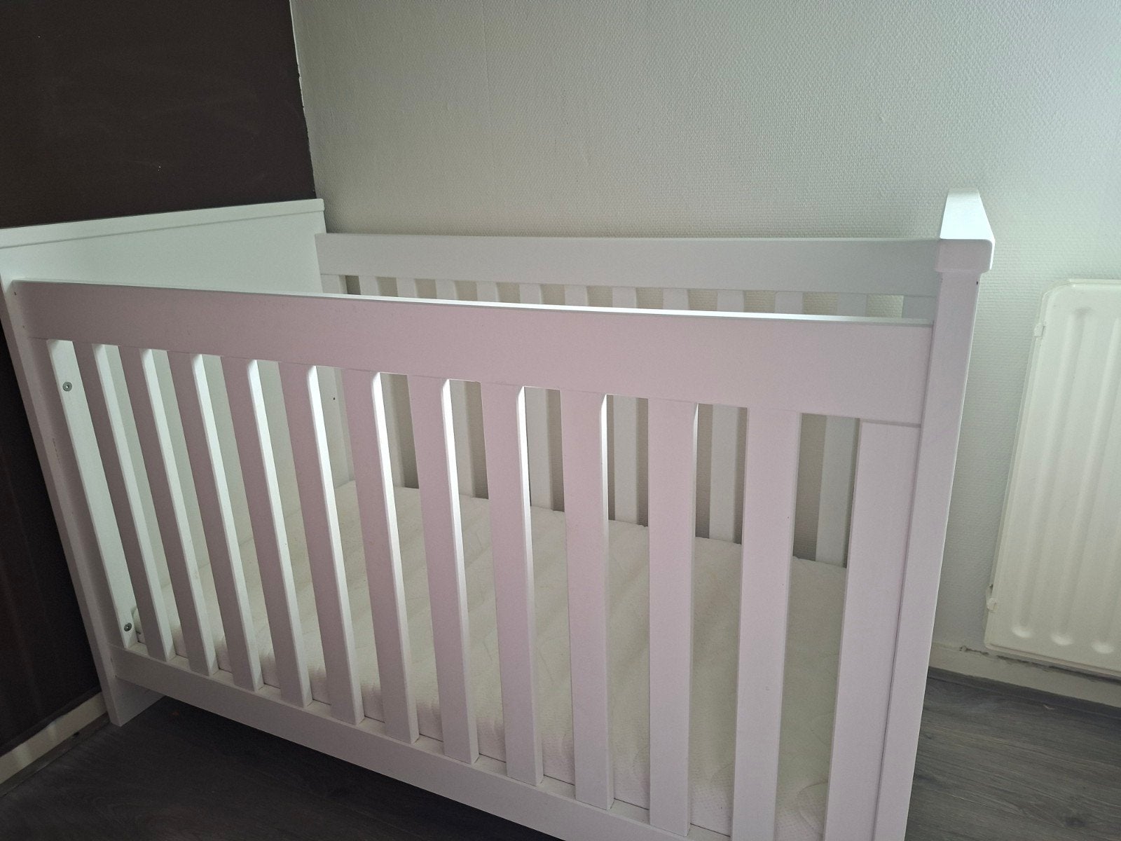 Bopita ledikant met matras, Ophalen, Gebruikt, 70 tot 85 cm, 140 tot 160 cm