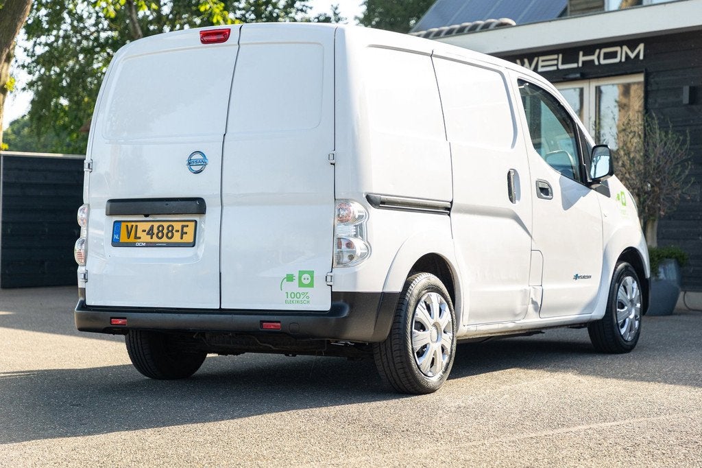 Nissan E-NV200 Business Camera I Betimmering I Stoel & stuur, Stof, Gebruikt, Zwart, Stoelverwarming