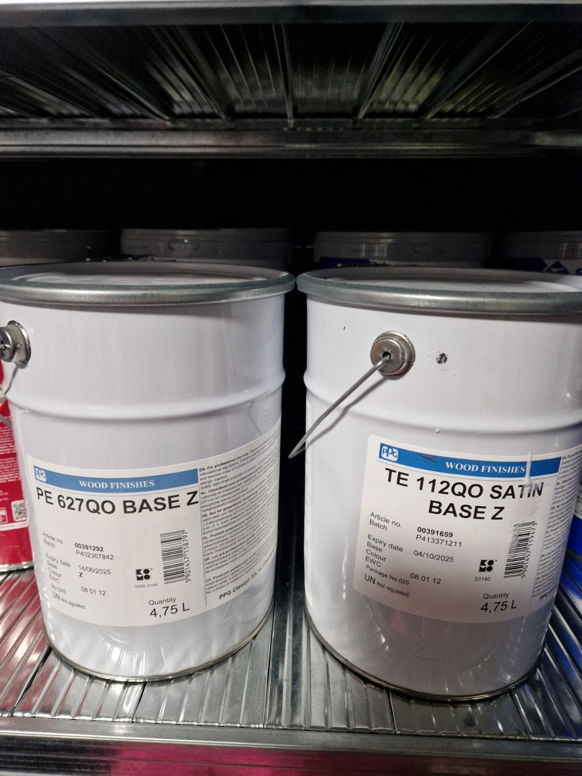 PPG Wood Finishes TE 112QO SATIN BASE Z 4.75L, Ophalen of Verzenden, Nieuw