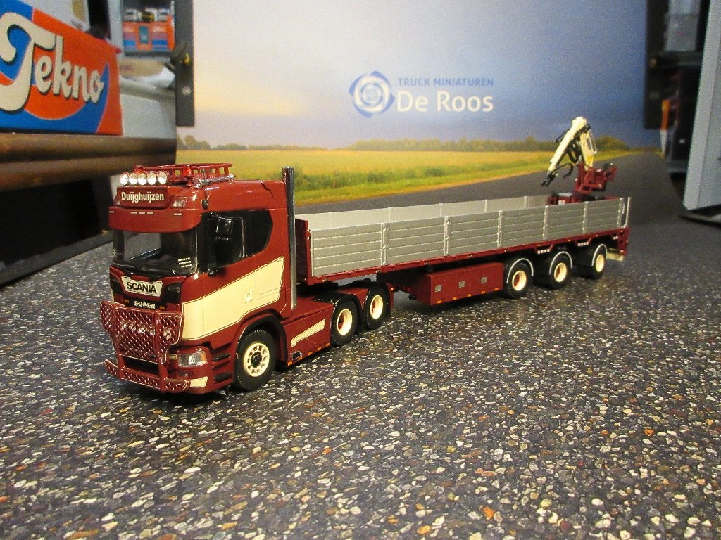 Tekno Scania Duijghuijzen met certificaat, Ophalen of Verzenden, Nieuw, Bus of Vrachtwagen, Tekno