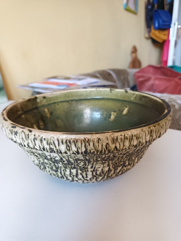 Berkenbast/ Chamotte/ 60-er jaren Vintage Planter, Ophalen of Verzenden