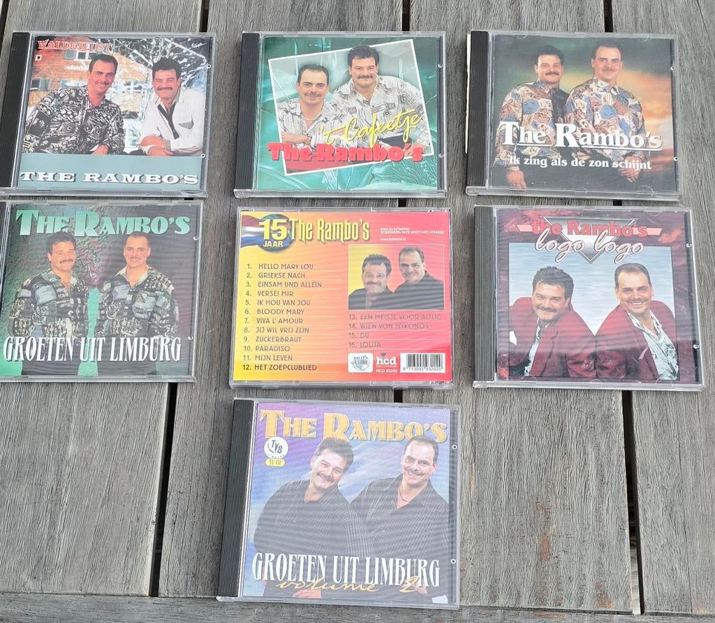 The Rambo's CD collectie - 7 albums, Ophalen of Verzenden, Gebruikt, Boxset