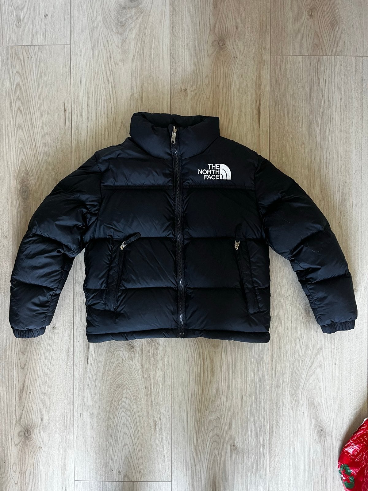 The North Face Puffer Jas Zwart Maat M, Verzenden, Zo goed als nieuw, Zwart