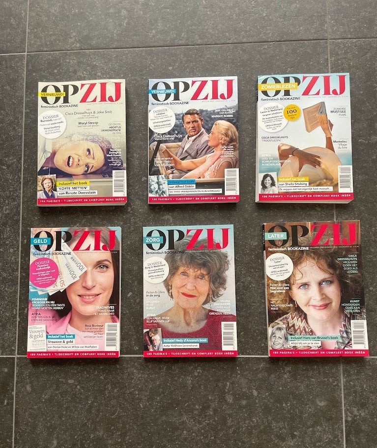6 OPZIJ BOOKAZINE 2024 2025., Ophalen of Verzenden, Gelezen, Damesbladen
