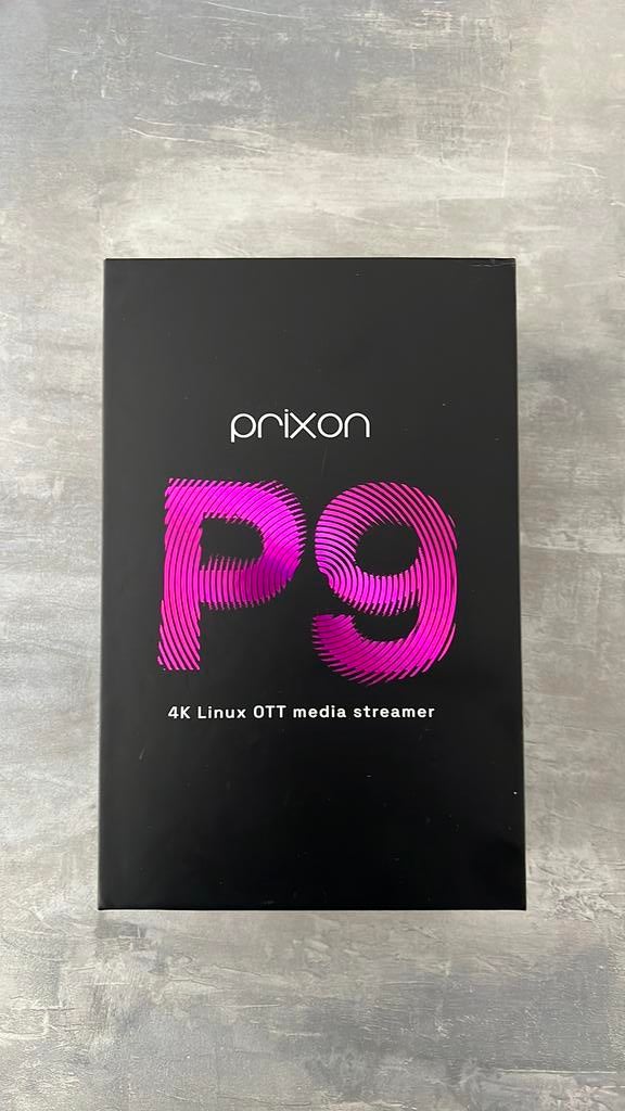 Prixson ip tv box, Ophalen of Verzenden, Zo goed als nieuw, Zwart