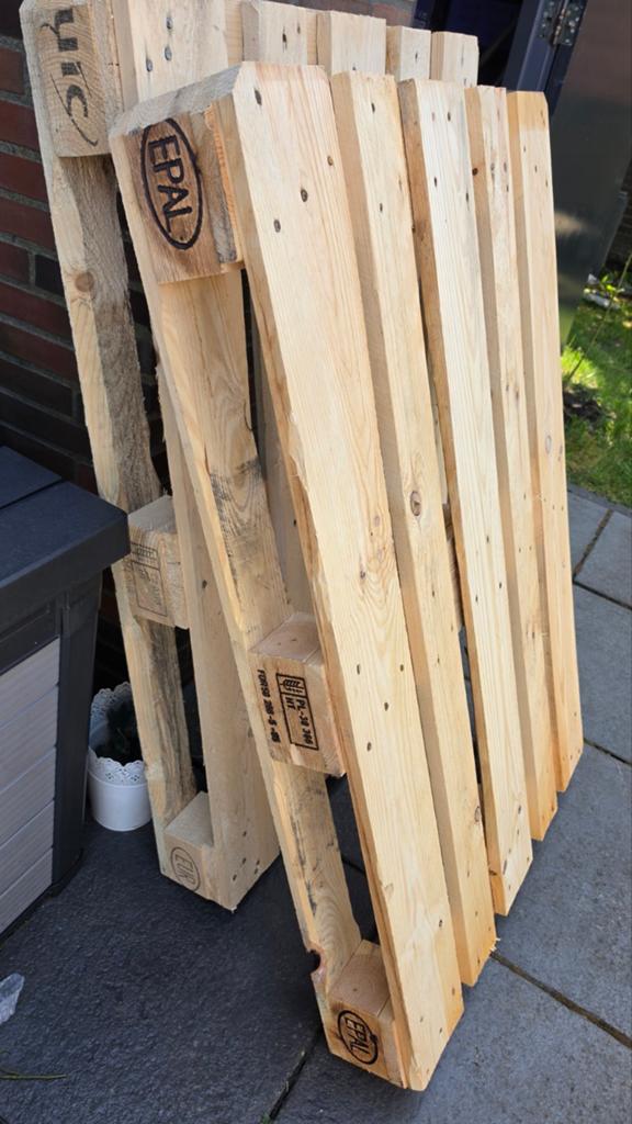 Nieuwe houten europallet EPA 120-80cm, Doe-het-zelf en Verbouw, Ophalen of Verzenden