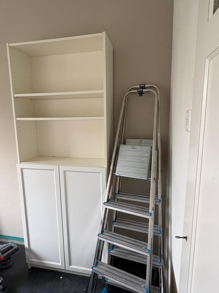 Gratis oude ikea billy kast, Ophalen, Met plank(en), Gebruikt, 200 cm of meer