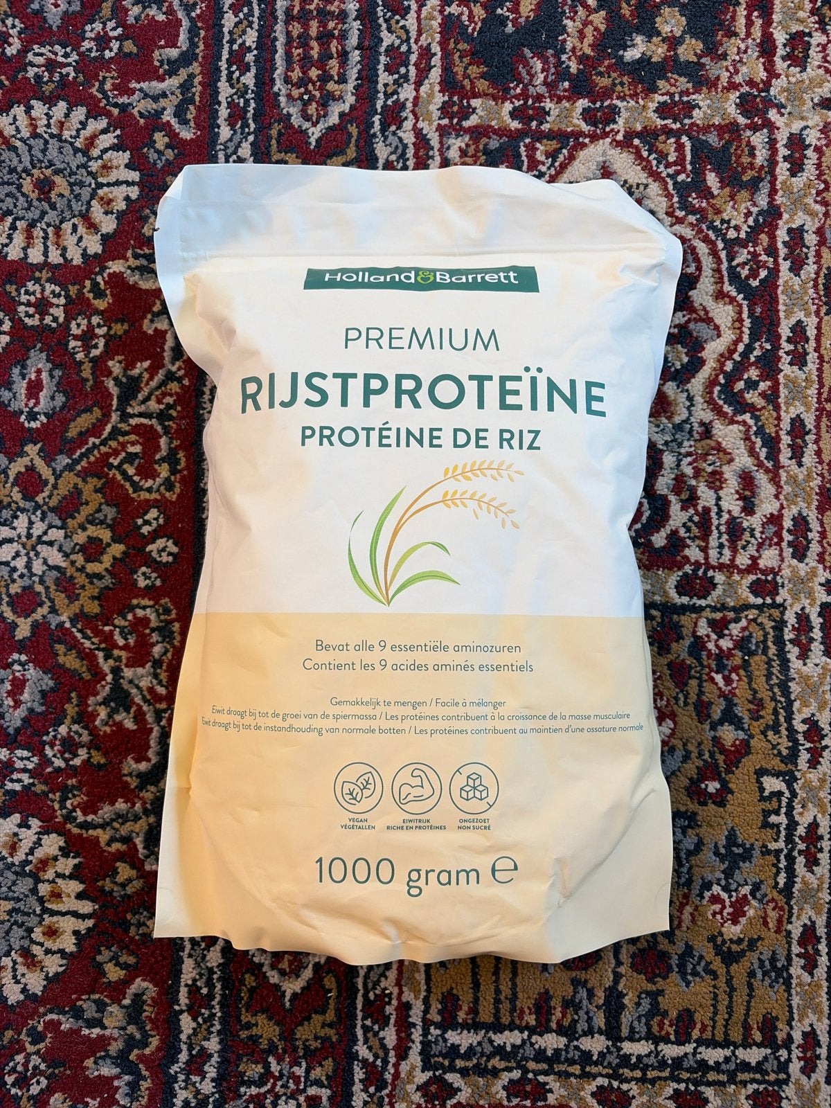 Holland & Barrett Premium Rijstproteïne 1000g, Ophalen of Verzenden, Nieuw, Poeder of Drank