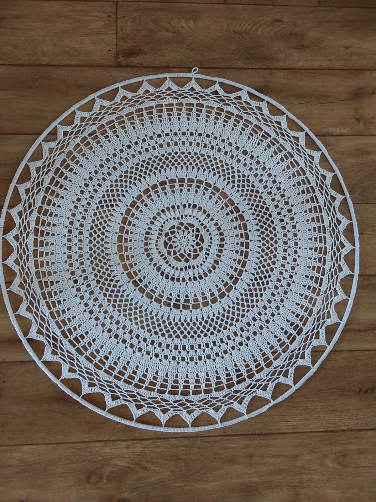 gehaakte mandala - 80 cm. -, Ophalen, Nieuw, Haken, Overige typen
