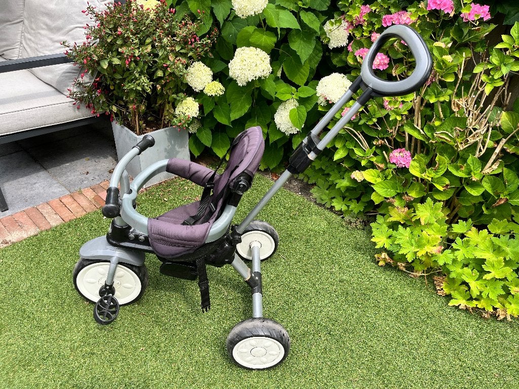 Qplay driewieler fietsje, Ophalen, Gebruikt, Duwstang