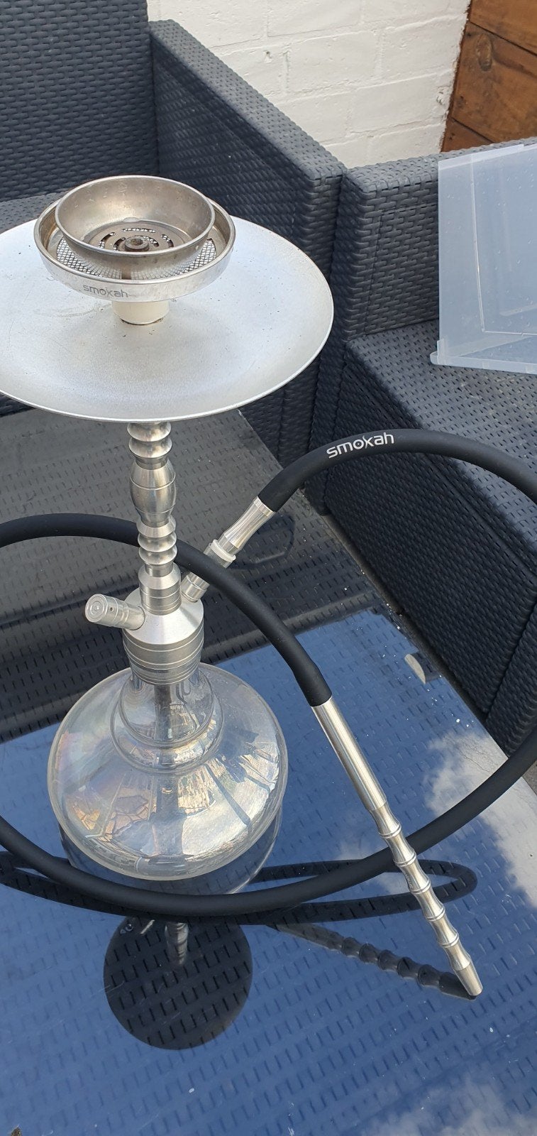 Smokah waterpijp - Compleet met slang en tabakskop, Verzamelen, Rookartikelen, Aanstekers en Luciferdoosjes, Ophalen, Gebruikt