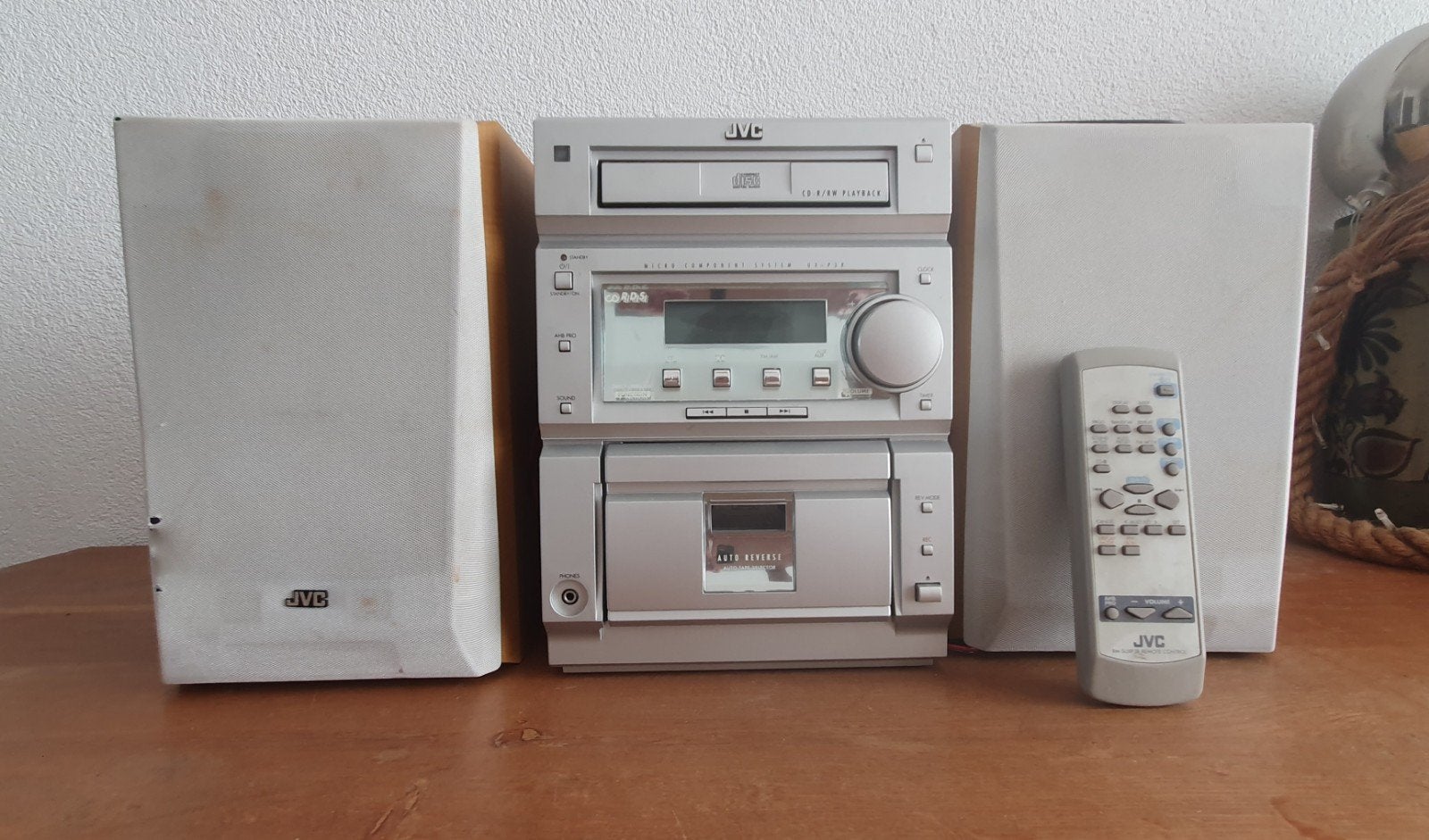 JVC Micro Component Systeem UX-P3X met CD, Cassette, Radio, Audio, Tv en Foto, Stereo-sets, Ophalen, Gebruikt, JVC, Tuner of Radio