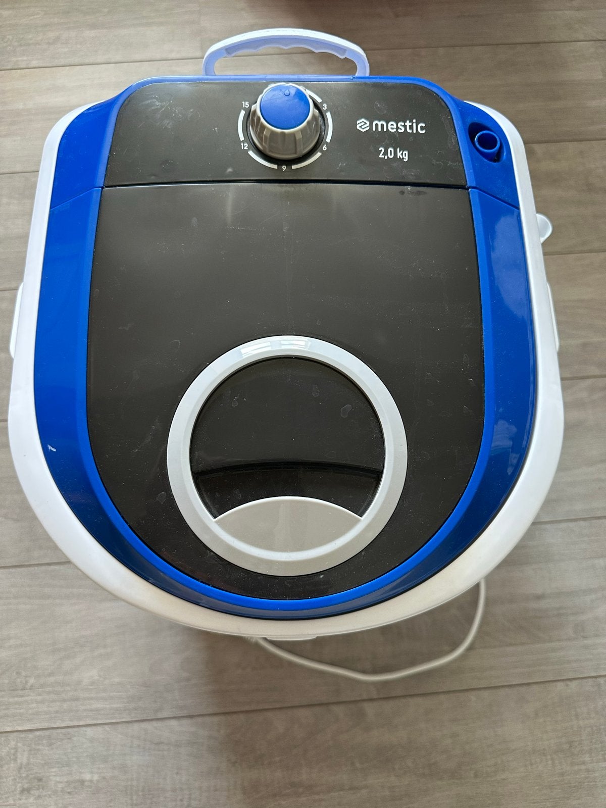 Mestic MW-100 Mini Wasmachine - Compact en Draagbaar 2KG, Ophalen, Minder dan 85 cm, Minder dan 4 kg, Bovenlader