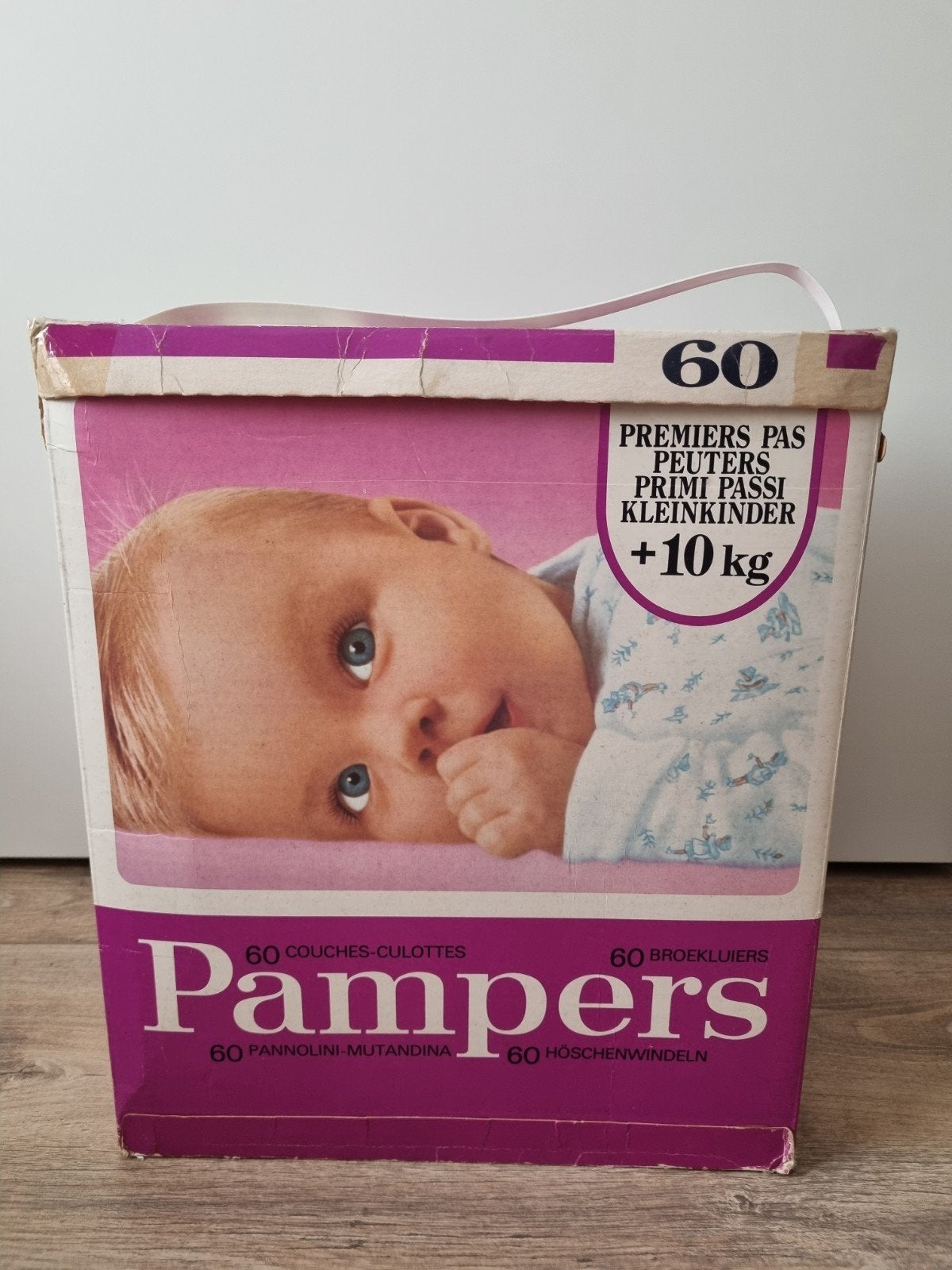 Vintage Pampers verpakking, Verzamelen, Ophalen of Verzenden, Gebruikt, Verpakking