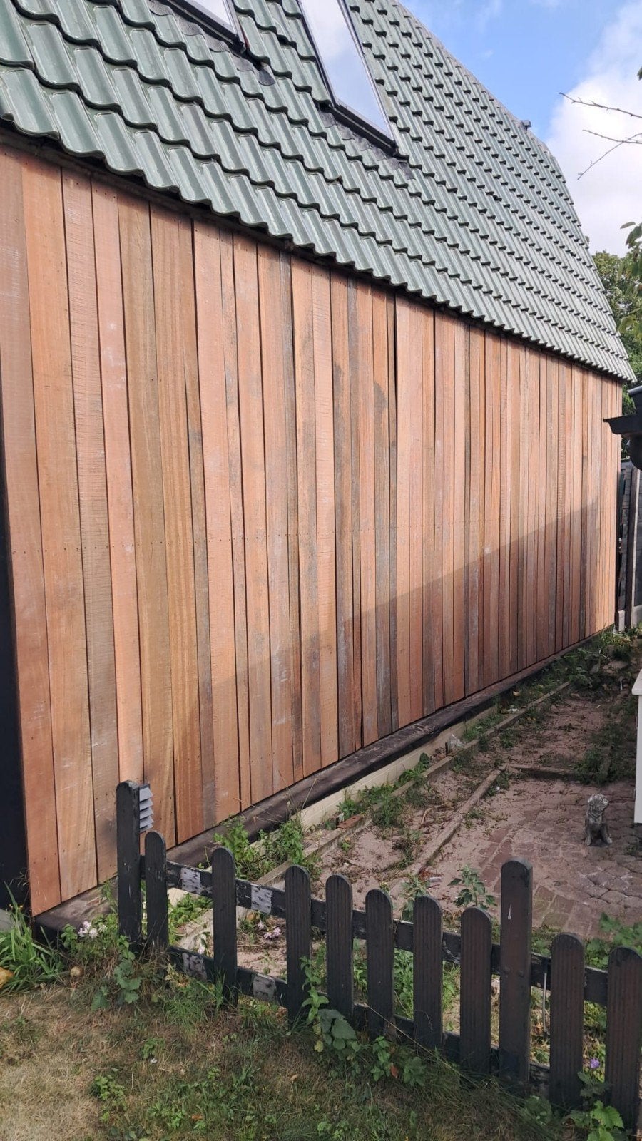 Hardhouten  Planken | Gevelbekleding | 3000 x 150 x 15 mm, Minder dan 25 mm, Ophalen of Verzenden, Zo goed als nieuw, Plank