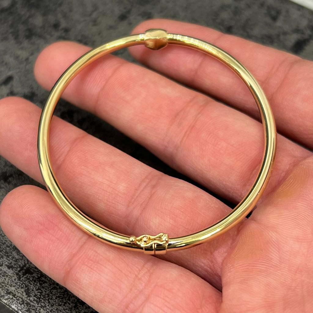 14k gouden armband slavenarmband nieuw, Ophalen of Verzenden, Zo goed als nieuw, Goud