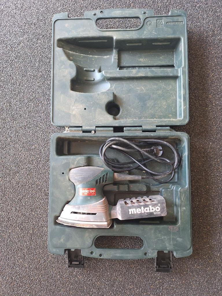 Schuurmachine Metabo, Doe-het-zelf en Verbouw, Gereedschap | Schuurmachines, Ophalen, Gebruikt, Minder dan 600 watt, Vlakschuurmachine