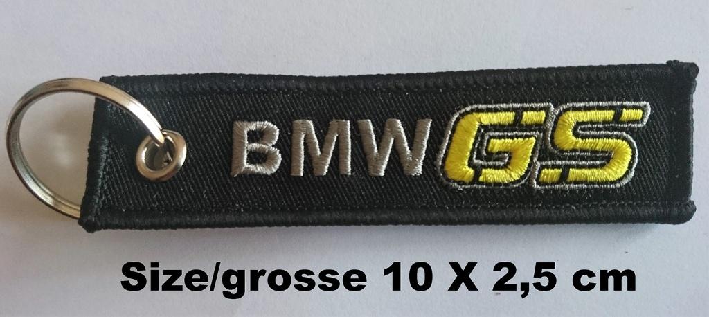 BMW GS Sleutelhanger geel voor R80GS R100GS R1150GS R1200GS, Motoren, Ophalen of Verzenden, Nieuw