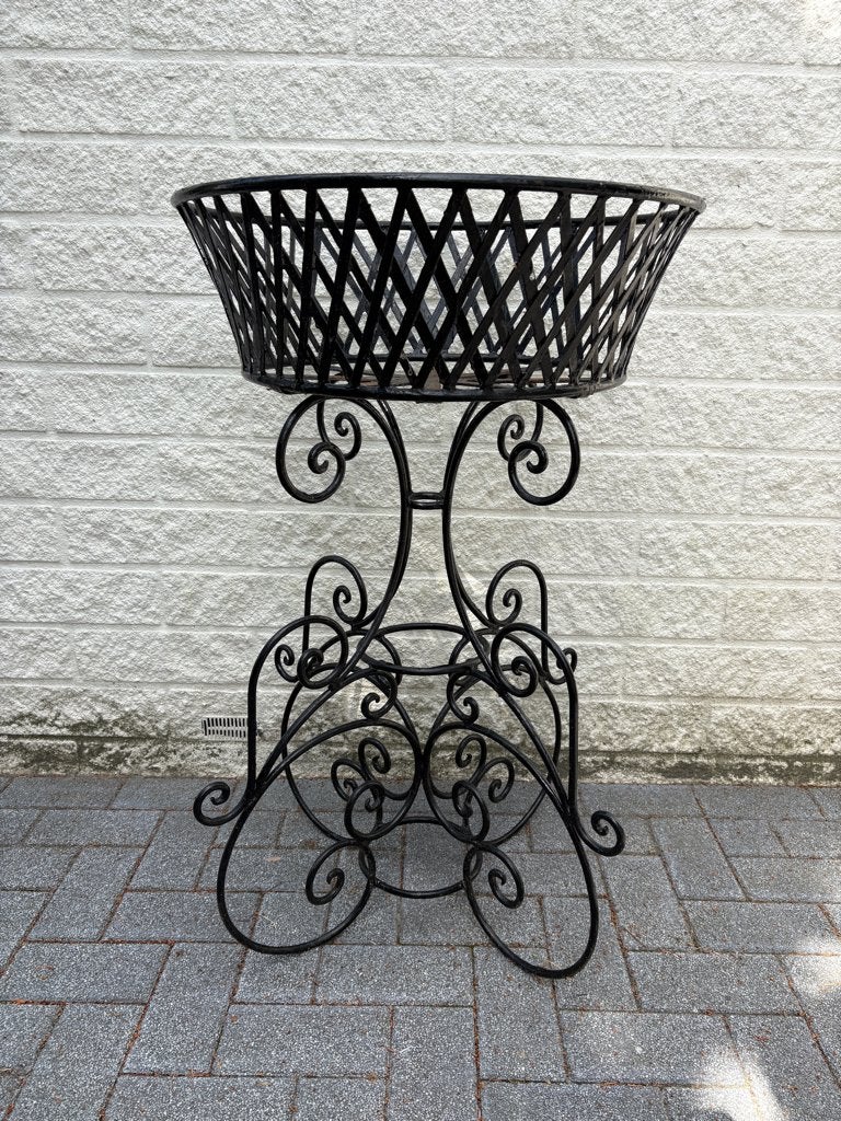 Plantenstandaard Hoog metaal zwart Brocante, Ophalen