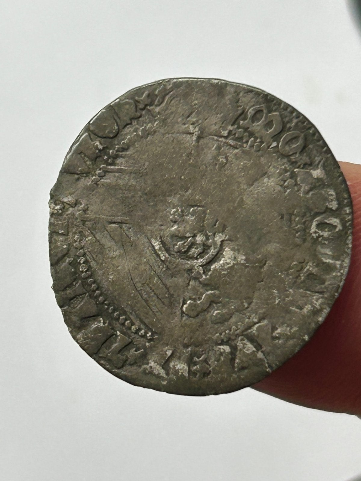 Zilveren Groot 1512 Maastricht - Karel V Bodemvondst, Postzegels en Munten, Munten | Nederland, Vóór koninkrijk, Zilver, Losse munt