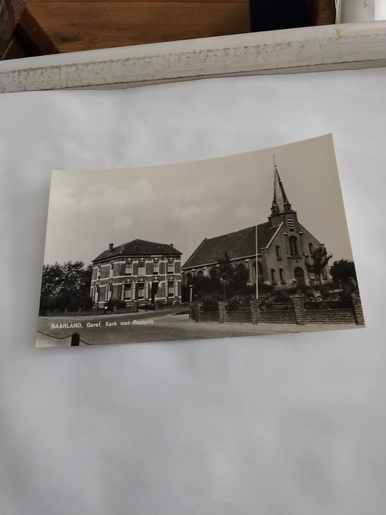 BAARLAND. GEREF. KERK MET PASTORIE, Ophalen of Verzenden, 1960 tot 1980, Groningen