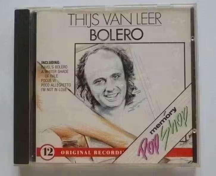 CD Thijs Van Leer - Bolero CBS 462650 2, Pop, Ophalen of Verzenden, Zo goed als nieuw, Album