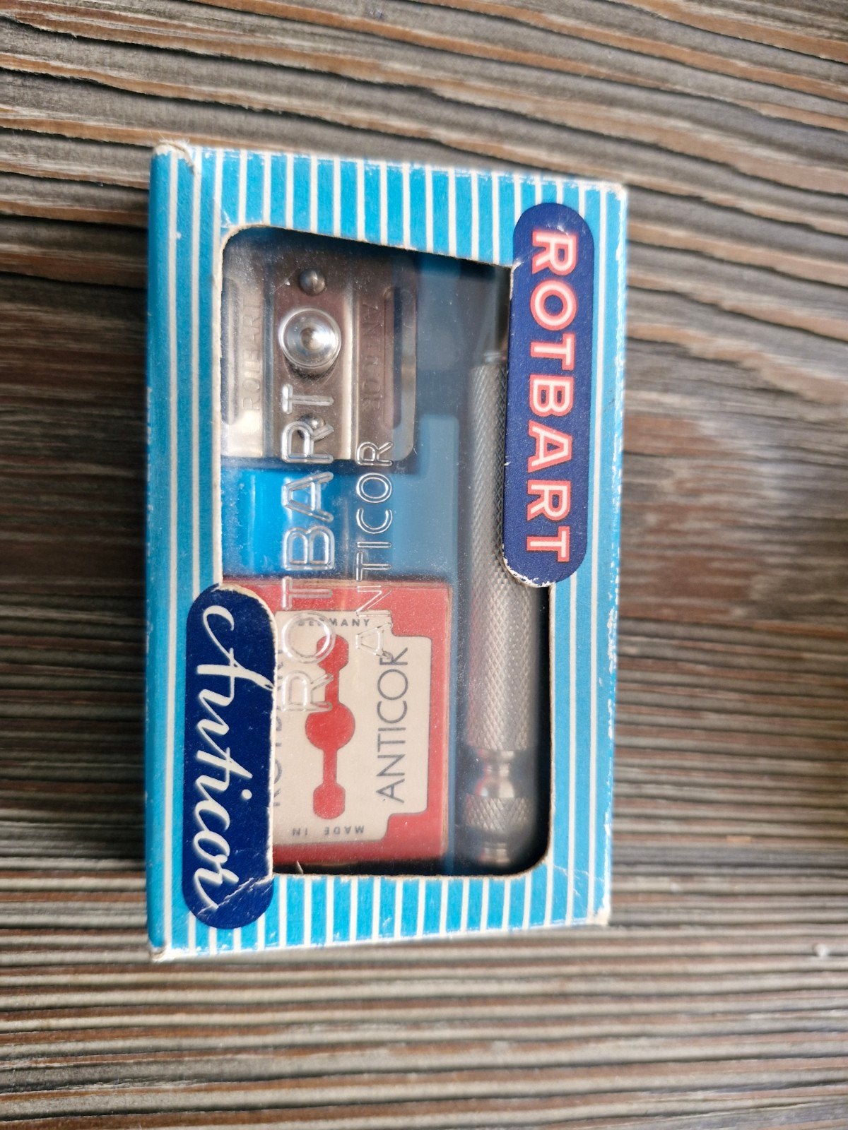 Vintage Rotbart Anticor Scheermes Set - Nieuw in Doos, Ophalen