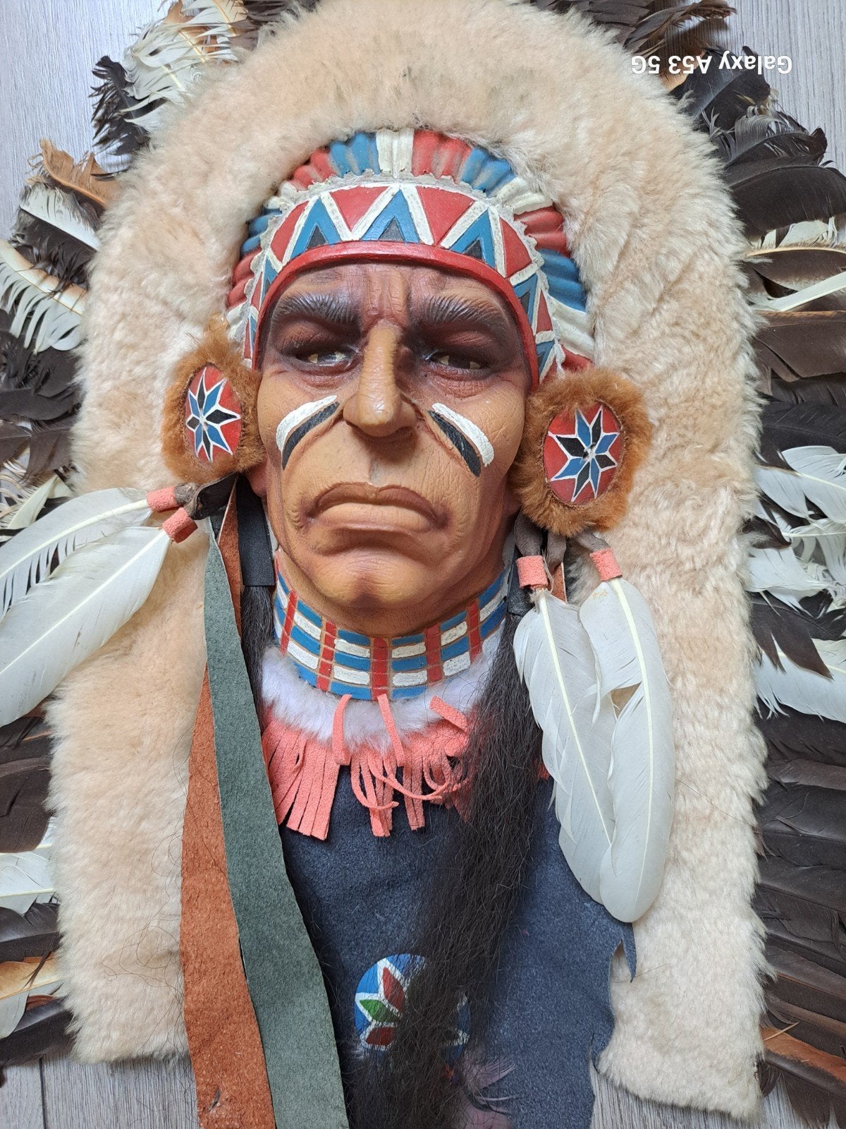 Indianen hoofd, Ophalen of Verzenden