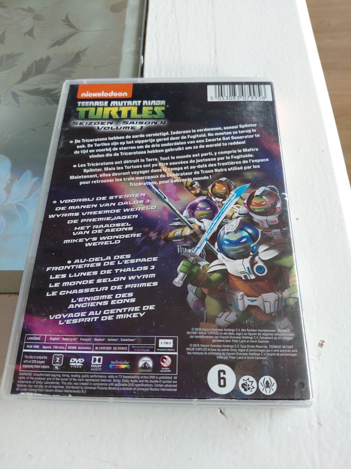 Teenage Mutant Ninja Turtles - Voorbij de sterren S4 V1 dvd., Gebruikt, Animatie, Ophalen of Verzenden, Alle leeftijden